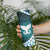 Aotearoa New Zealand Skinny Tumbler Maori Wera Paua Shell Teal Glitter