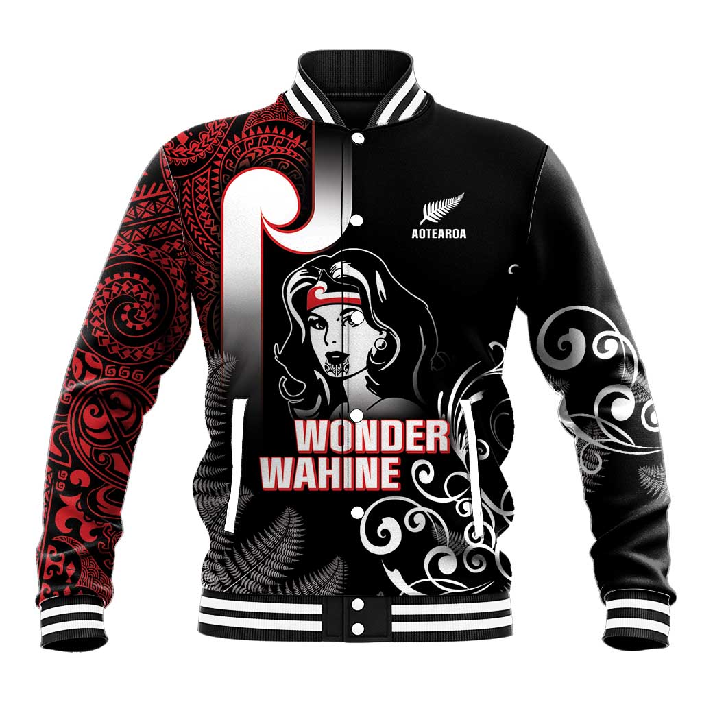 New Zealand Aotearoa Mana Wahine Baseball Jacket