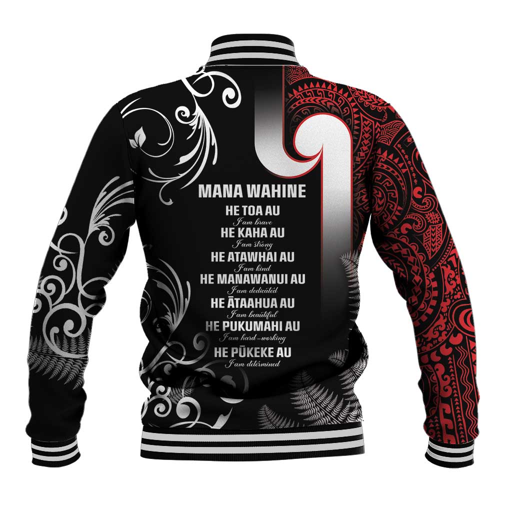 New Zealand Aotearoa Mana Wahine Baseball Jacket