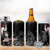 New Zealand Aotearoa Mana Wahine 4 in 1 Can Cooler Tumbler