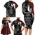 New Zealand Aotearoa Mana Wahine Family Matching Long Sleeve Bodycon Dress and Hawaiian Shirt