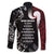 New Zealand Aotearoa Mana Wahine Family Matching Long Sleeve Bodycon Dress and Hawaiian Shirt