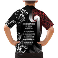 New Zealand Aotearoa Mana Wahine Family Matching Mermaid Dress and Hawaiian Shirt