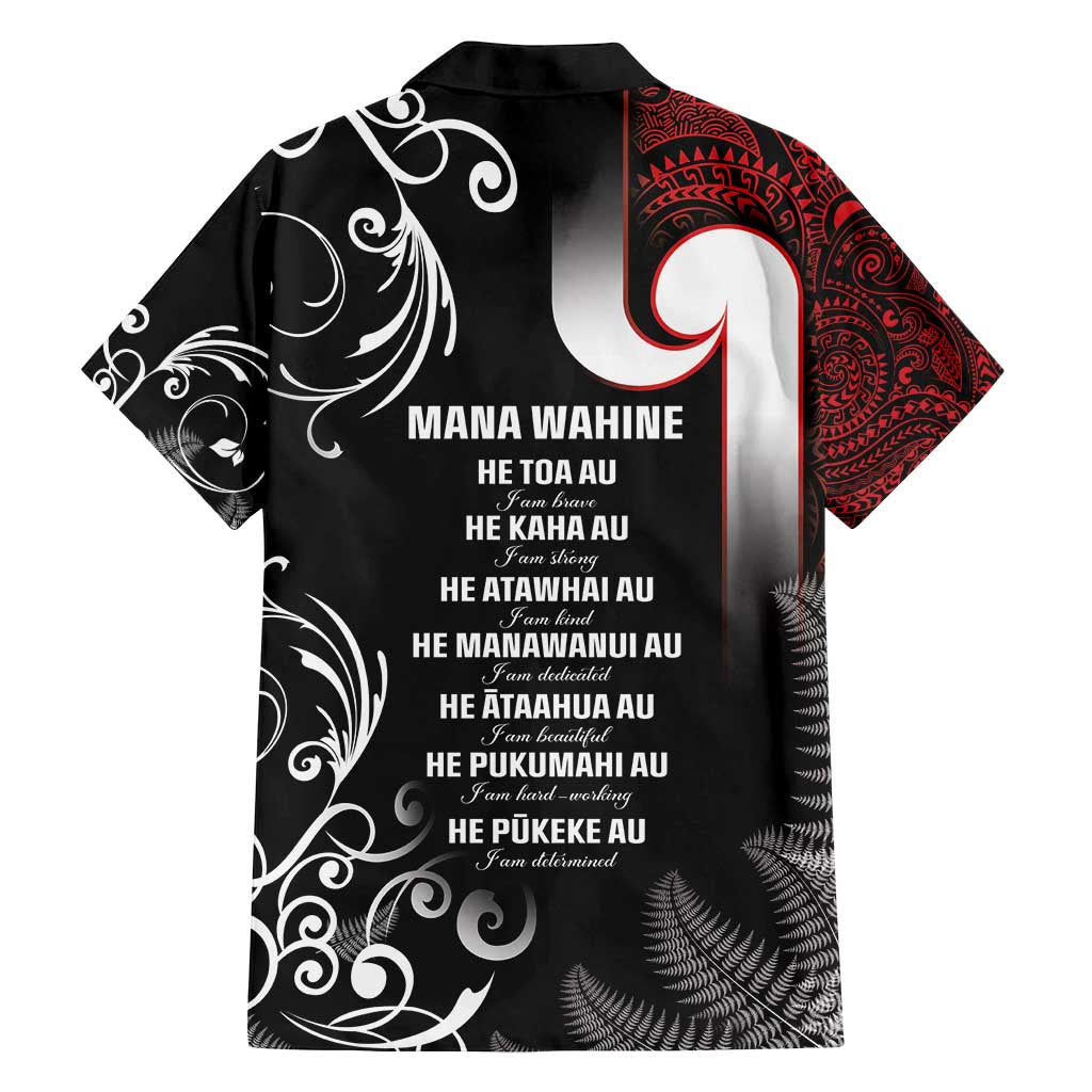 New Zealand Aotearoa Mana Wahine Family Matching Tank Maxi Dress and Hawaiian Shirt