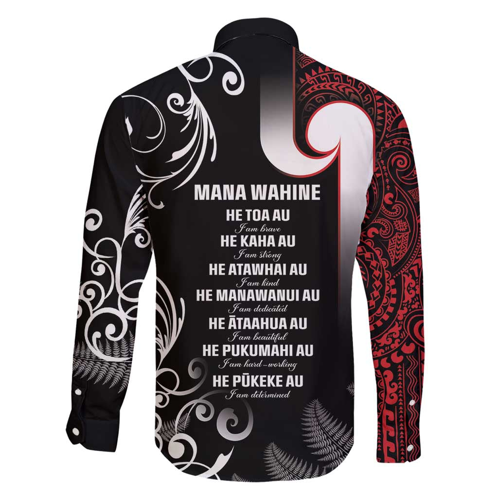 New Zealand Aotearoa Mana Wahine Family Matching Tank Maxi Dress and Hawaiian Shirt