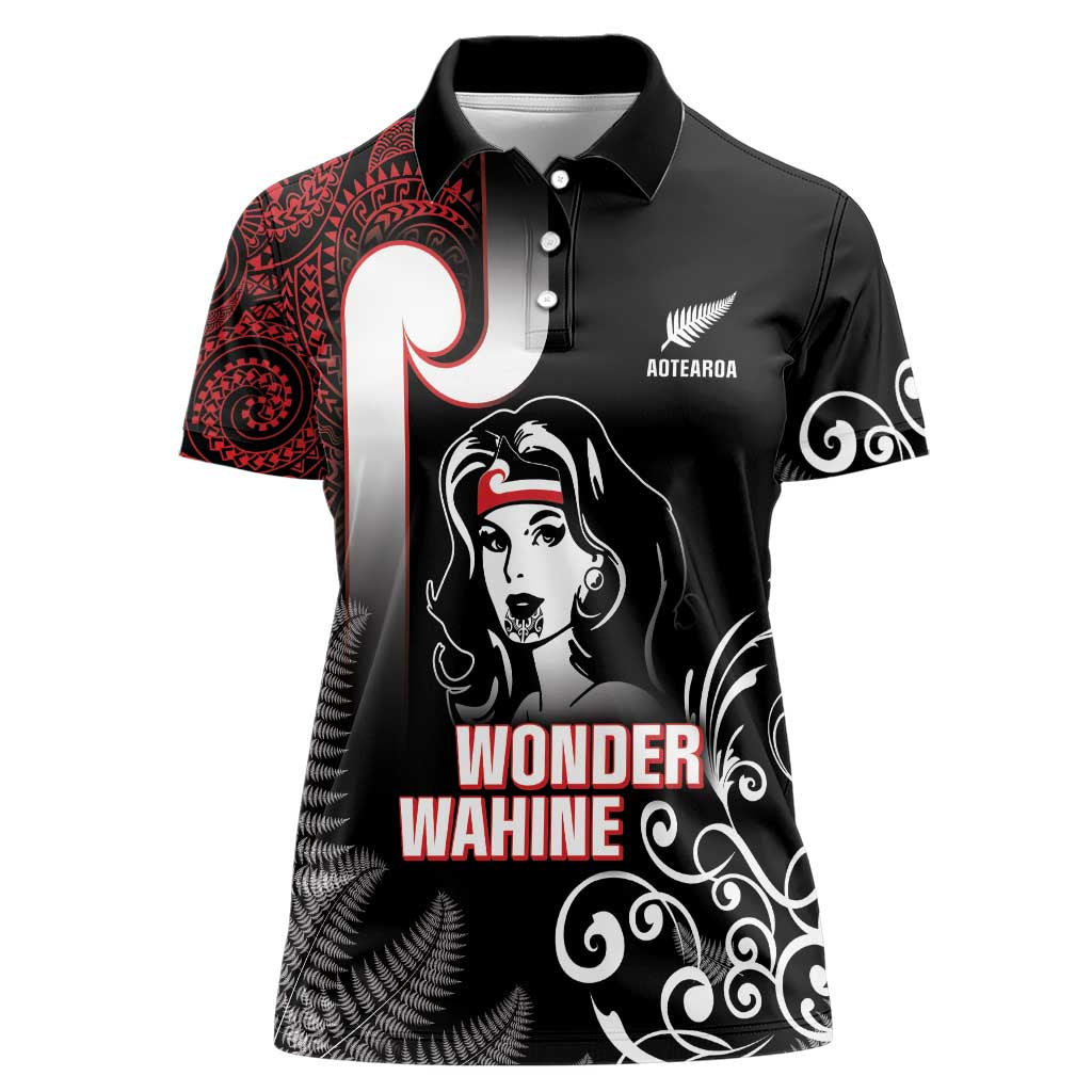 New Zealand Aotearoa Mana Wahine Women Polo Shirt