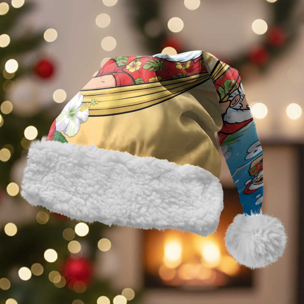 Guam Christmas Santa Hat Felis Pasgua Chilling Santa - Polynesian Pride