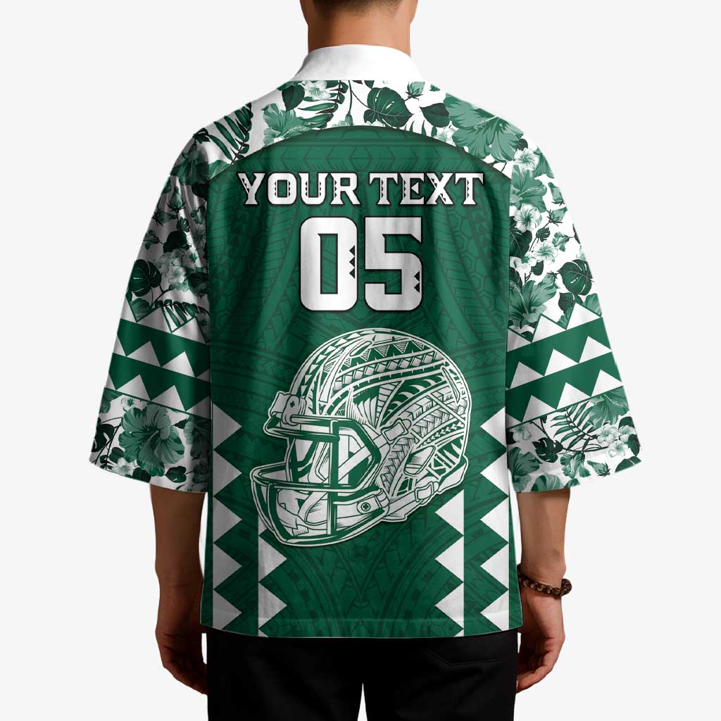 Custom Hawaii Football Kimono Rainbow Warriors Tropical Vibes - Polynesian Pride