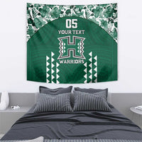 Custom Hawaii Football Tapestry Rainbow Warriors Tropical Vibes - Polynesian Pride
