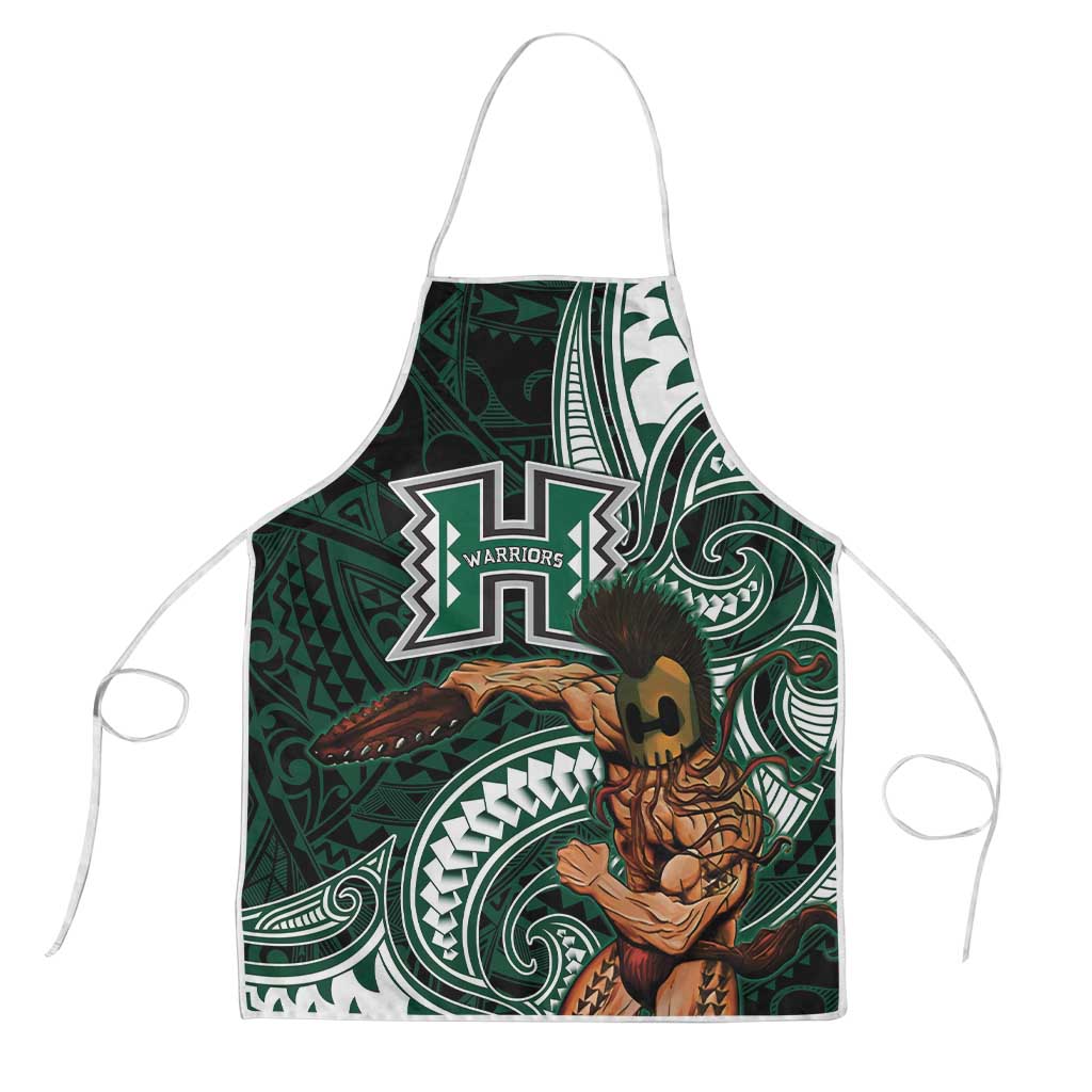 Hawaii Ikaika Warrior Football Apron Polynesian Tribal Tattoo - Polynesian Pride