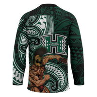 Hawaii Ikaika Warrior Football Hockey Jersey Polynesian Tribal Tattoo - Polynesian Pride