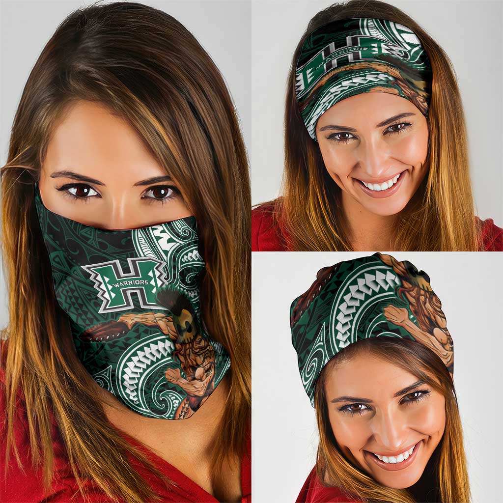 Hawaii Ikaika Warrior Football Neck Gaiter Polynesian Tribal Tattoo - Polynesian Pride