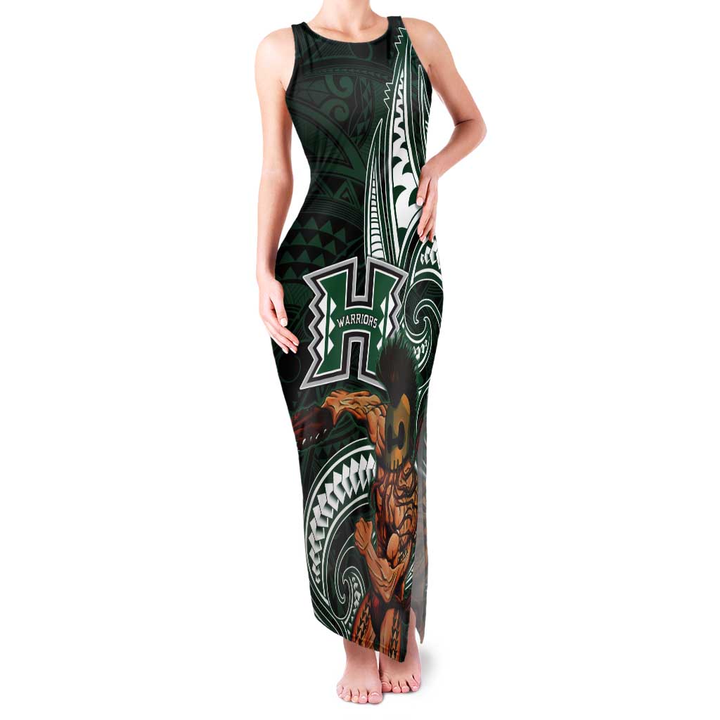 Hawaii Ikaika Warrior Football Tank Maxi Dress Polynesian Tribal Tattoo - Polynesian Pride