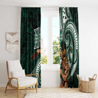 Hawaii Ikaika Warrior Football Window Curtain Polynesian Tribal Tattoo - Polynesian Pride