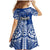 Personalised Hafa Adai Guam History and Chamorro Heritage Day Family Matching Mermaid Dress and Hawaiian Shirt Blue Latte Stone LT05 - Polynesian Pride