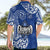 Personalised Hafa Adai Guam History and Chamorro Heritage Day Hawaiian Shirt Blue Latte Stone LT05 - Polynesian Pride