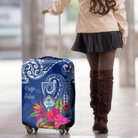 Hafa Adai Guam History and Chamorro Heritage Day Luggage Cover Blue Latte Stone LT05 - Polynesian Pride