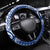 Hafa Adai Guam History and Chamorro Heritage Day Steering Wheel Cover Blue Latte Stone LT05 Universal Fit Blue - Polynesian Pride