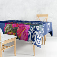 Hafa Adai Guam History and Chamorro Heritage Day Tablecloth Blue Latte Stone LT05 - Polynesian Pride