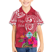 Personalised Hafa Adai Guam History and Chamorro Heritage Day Hawaiian Shirt Red Latte Stone LT05 - Polynesian Pride