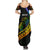 Personalised LGBT History Month Summer Maxi Dress Proud And Happy Polynesian Dolphin LT05 - Polynesian Pride