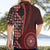 New Zealand Aotearoa Hawaiian Shirt Maori Harakeke Weaving Pattern Red LT05 - Polynesian Pride