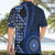 New Zealand Aotearoa Hawaiian Shirt Maori Harakeke Weaving Pattern Blue LT05 - Polynesian Pride