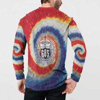 Samoa Button Sweatshirt Tie Dye Unique Style