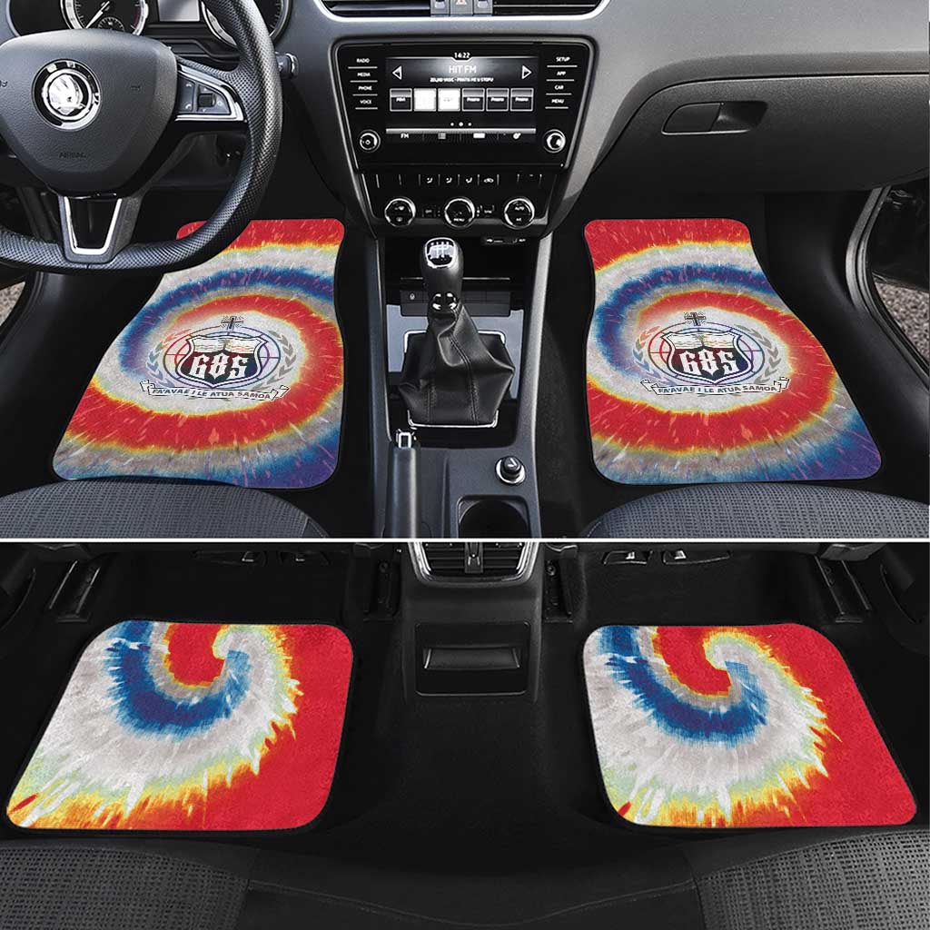 Samoa Car Mats Tie Dye Unique Style