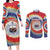 Samoa Couples Matching Long Sleeve Bodycon Dress and Long Sleeve Button Shirt Tie Dye Unique Style
