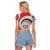 Samoa Raglan Cropped T Shirt Tie Dye Unique Style
