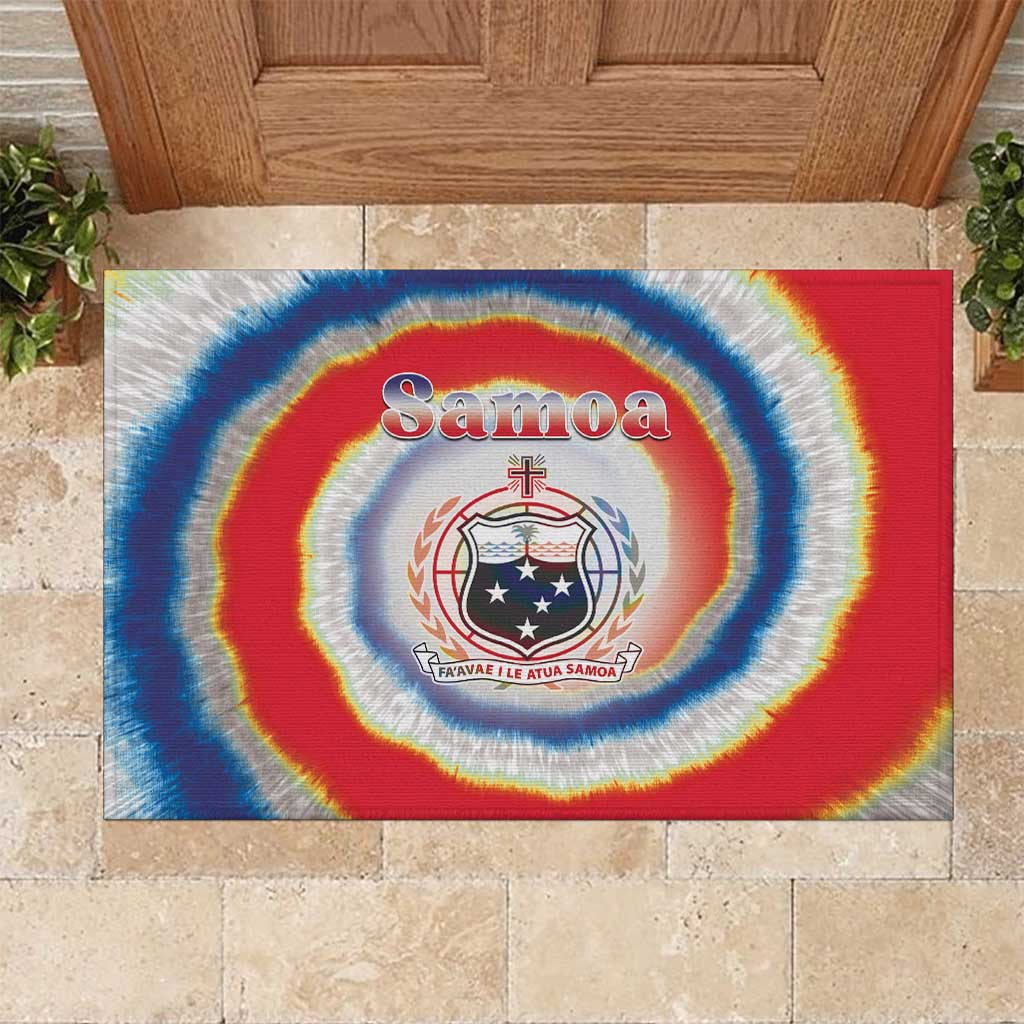 Samoa Rubber Doormat Tie Dye Unique Style