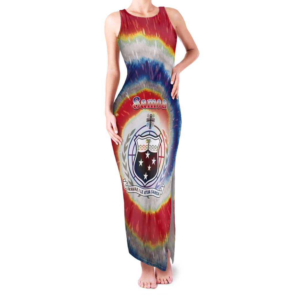 Samoa Tank Maxi Dress Tie Dye Unique Style