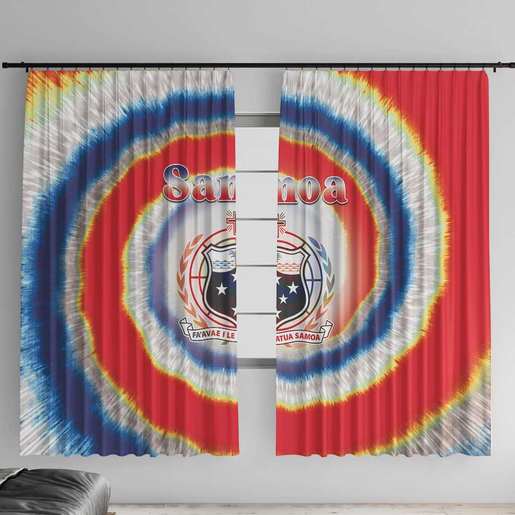 Samoa Window Curtain Tie Dye Unique Style