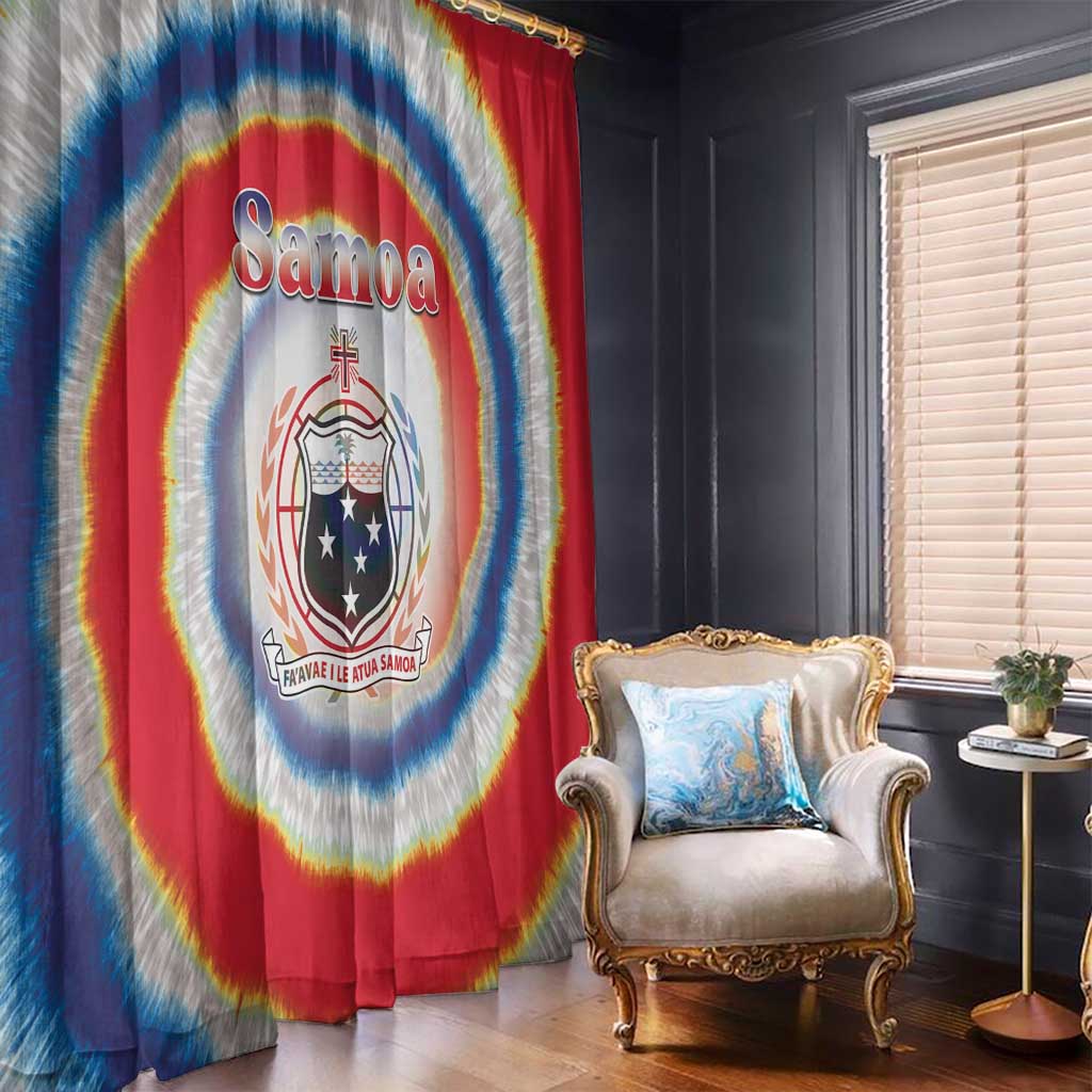 Samoa Window Curtain Tie Dye Unique Style