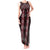 New Zealand Aotearoa Tank Maxi Dress Red Poutama With Taniko Pattern LT05