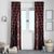 New Zealand Aotearoa Window Curtain Red Poutama With Taniko Pattern LT05