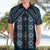 New Zealand Aotearoa Hawaiian Shirt Blue Poutama With Taniko Pattern LT05