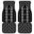 New Zealand Aotearoa Car Mats Black Poutama With Taniko Pattern LT05