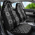 New Zealand Aotearoa Car Seat Cover Black Poutama With Taniko Pattern LT05