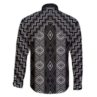New Zealand Aotearoa Family Matching Short Sleeve Bodycon Dress and Hawaiian Shirt Black Poutama With Taniko Pattern LT05 - Polynesian Pride