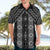 New Zealand Aotearoa Hawaiian Shirt Black Poutama With Taniko Pattern LT05