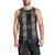 New Zealand Aotearoa Men Tank Top Black Poutama With Taniko Pattern LT05