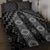 New Zealand Aotearoa Quilt Bed Set Black Poutama With Taniko Pattern LT05