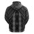 New Zealand Aotearoa Zip Hoodie Black Poutama With Taniko Pattern LT05