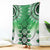 New Zealand Blanket Poutama Mix Green Taniko Inspired Art LT05