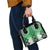 New Zealand Shoulder Handbag Poutama Mix Green Taniko Inspired Art LT05