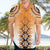 New Zealand Hawaiian Shirt Poutama Mix Orange Taniko Inspired Art LT05