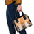 New Zealand Shoulder Handbag Poutama Mix Orange Taniko Inspired Art LT05