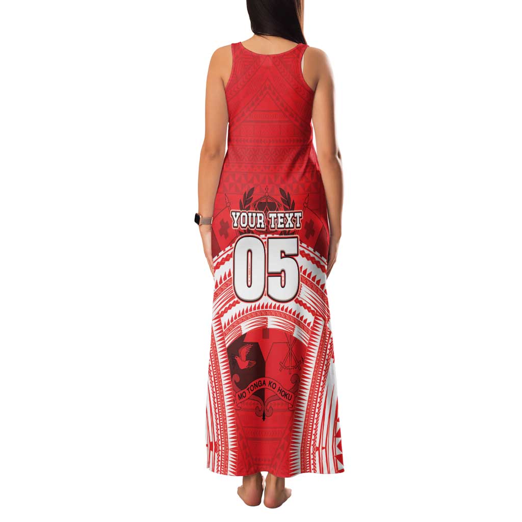 Custom Tonga Rugby Mate Ma'a Family Matching Tank Maxi Dress and Hawaiian Shirt Tongan Pride Unique Style LT05 - Polynesian Pride